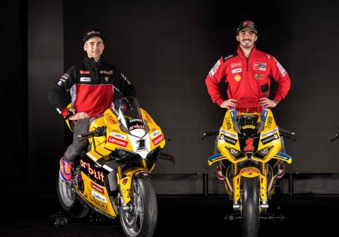 Alvaro Bautista and Francesco Bagnaia